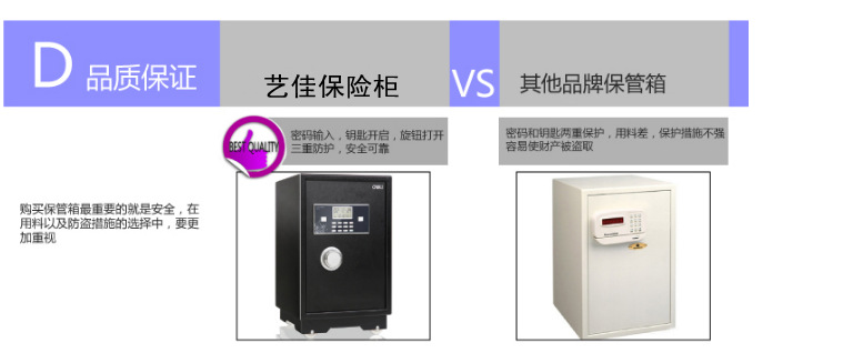 【專業(yè)】供應(yīng)浙江家用、酒店用、保險箱——上海藝佳