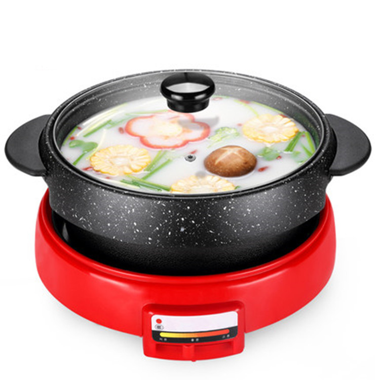 韓式多功能電熱鍋 無煙烤肉機 麥飯石烤肉鍋 創(chuàng)意不粘鍋烏龜鍋